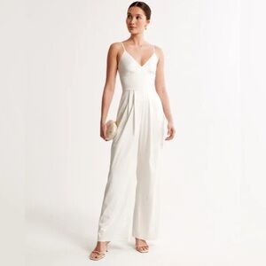 Abercrombie & Fitch White Jumpsuit